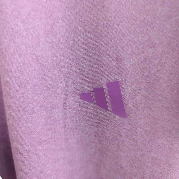 NWT Adidas Large Deltapeak Purple Short Sleeve Tee Running Tennis Gym Pickleball - Picture 2 of 8